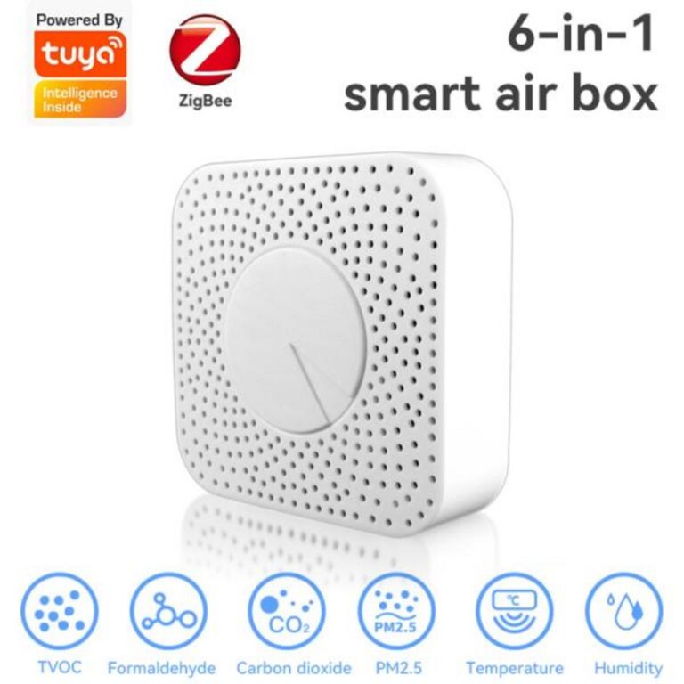 스마트 공기질 측정기, Tuya Zigbee로 CO2·PM2.5·TVOC 확인